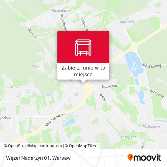 Mapa Węzeł Nadarzyn