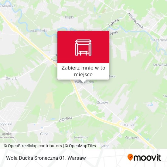 Mapa Wola Ducka Słoneczna 01