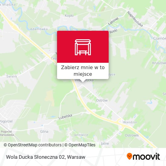 Mapa Wola Ducka Słoneczna 02