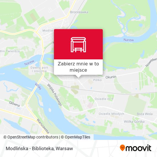 Mapa Modlińska - Biblioteka