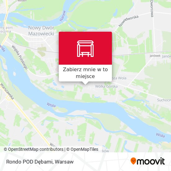 Mapa Rondo POD Dębami