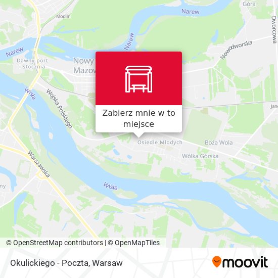 Mapa Okulickiego - Poczta