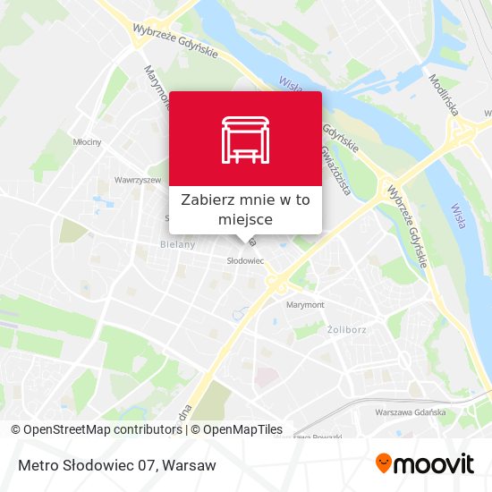 Mapa Metro Słodowiec 07