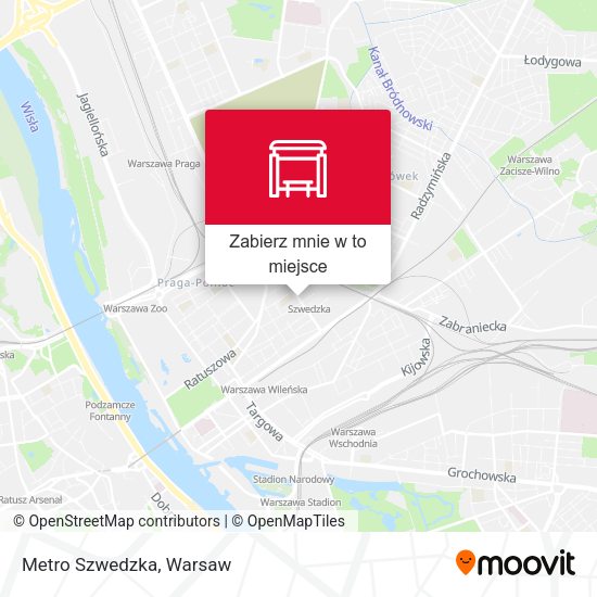 Mapa Metro Szwedzka