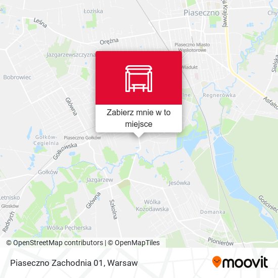 Mapa Wólka Kozodawska Zachodnia