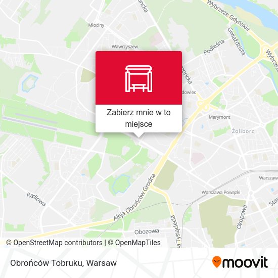 Mapa Obrońców Tobruku