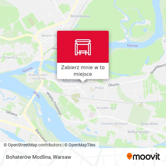 Mapa Bohaterów Modlina