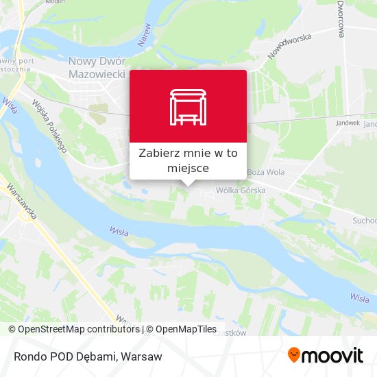 Mapa Rondo POD Dębami