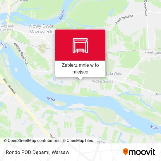 Mapa Rondo POD Dębami