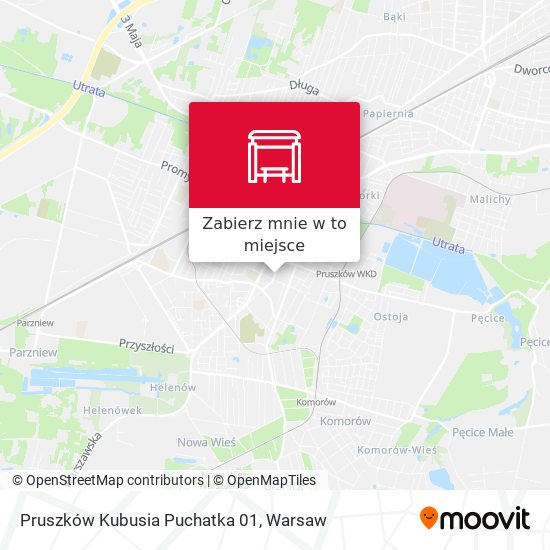 Mapa Pruszków Kubusia Puchatka 01