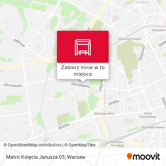 Mapa Metro Księcia Janusza 05