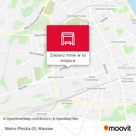 Mapa Metro Płocka 05