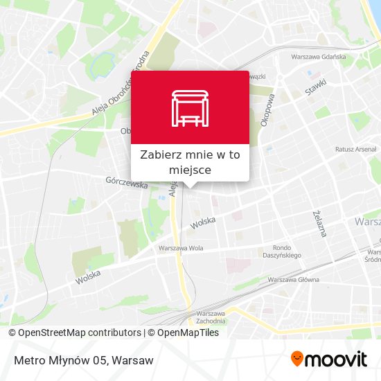 Mapa Metro Młynów