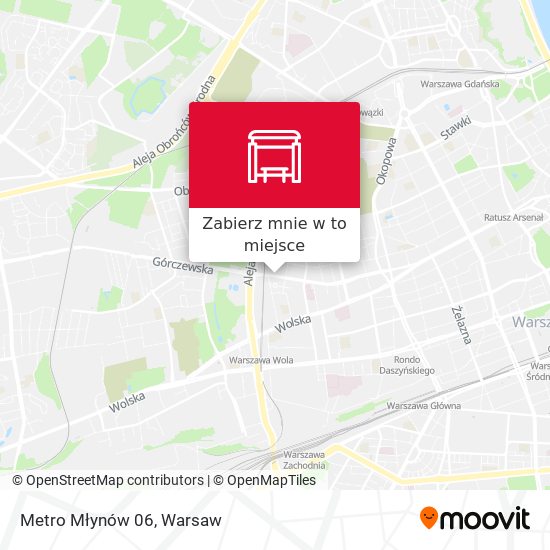 Mapa Metro Młynów 06