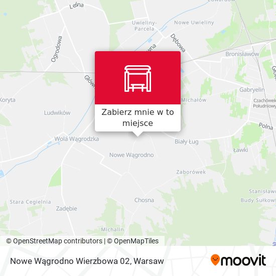 Mapa Nowe Wągrodno Wierzbowa 02