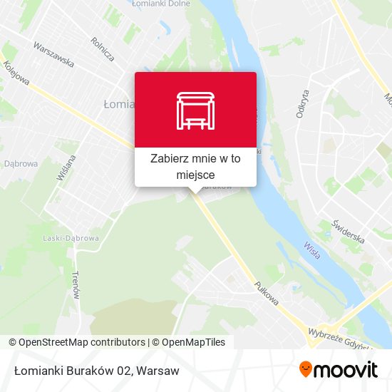 Mapa Łomianki Buraków