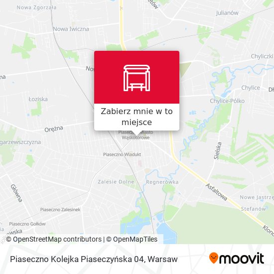 Mapa Piaseczno Kolejka Piaseczyńska 04