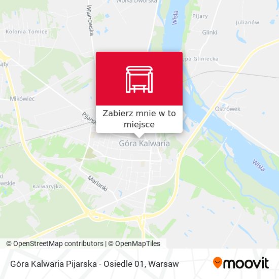 Mapa Góra Kalwaria Pijarska-Osiedle