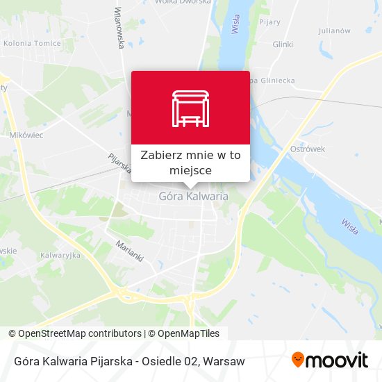 Mapa Góra Kalwaria Pijarska-Osiedle