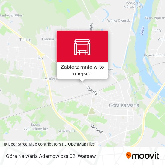 Mapa Góra Kalwaria Adamowicza