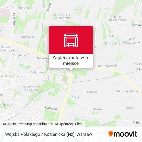 Mapa Wojska Polskiego / Kozienicka (Nż)