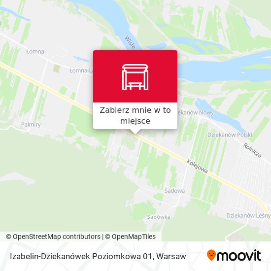 Mapa Izabelin-Dziekanówek Poziomkowa 01