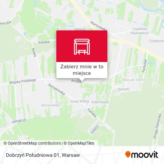 Mapa Dobrzyń Południowa