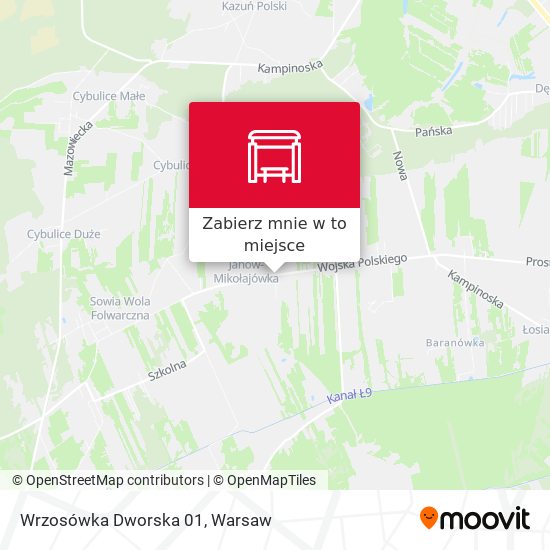 Mapa Wrzosówka Dworska 01