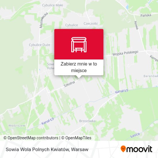 Mapa Sowia Wola Polnych Kwiatów