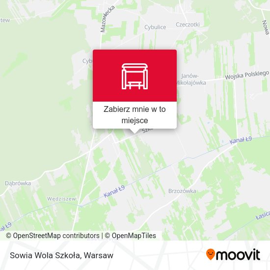 Mapa Sowia Wola Szkoła