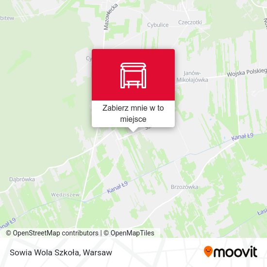 Mapa Sowia Wola Szkoła