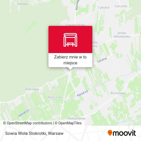 Mapa Sowia Wola Stokrotki