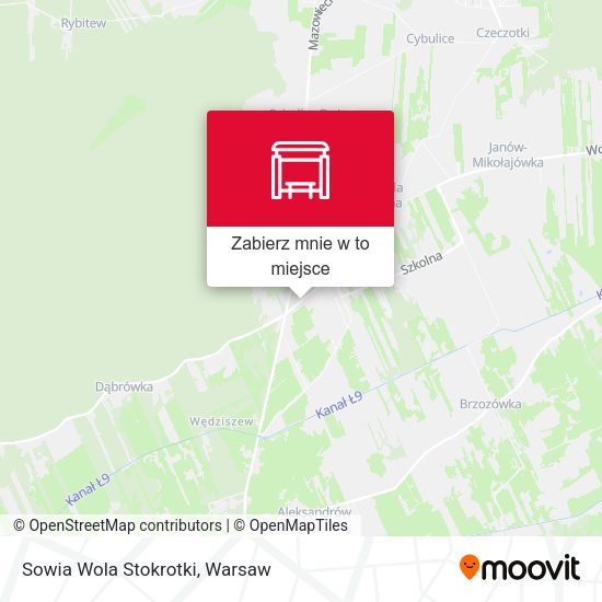 Mapa Sowia Wola Stokrotki