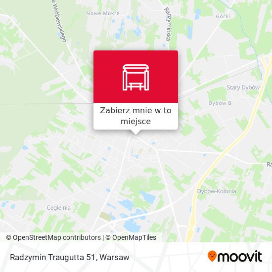 Mapa Radzymin Traugutta 51