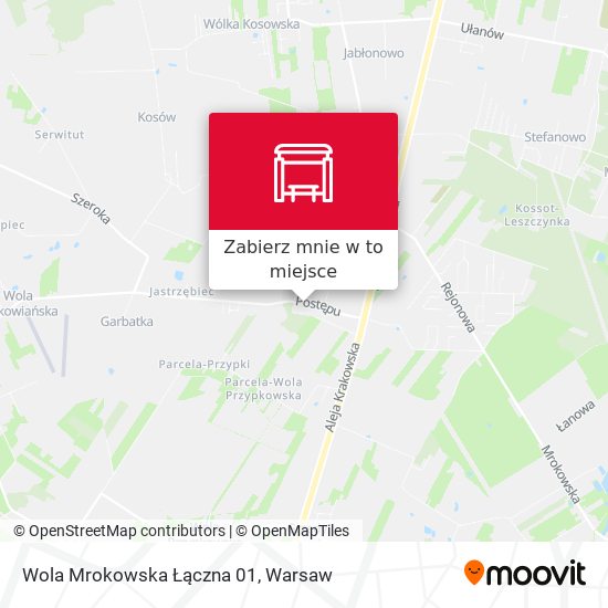 Mapa Wola Mrokowska Łączna 01