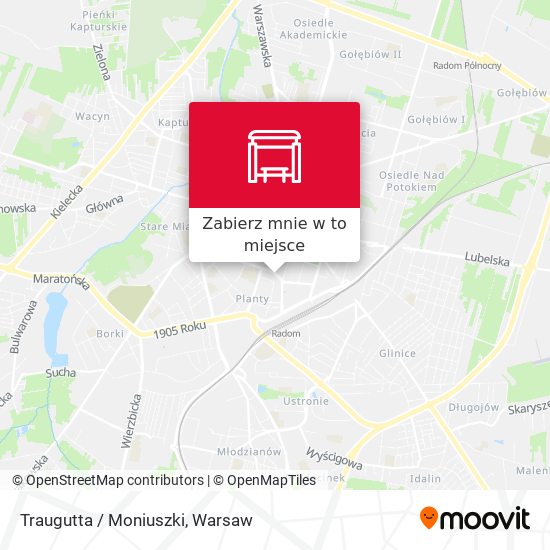 Mapa Traugutta / Moniuszki