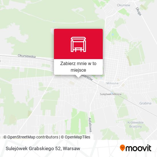 Mapa Sulejówek Grabskiego 52