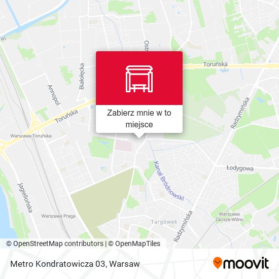 Mapa Metro Kondratowicza 03