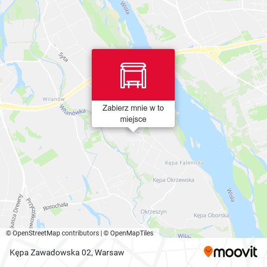 Mapa Kępa Zawadowska 02