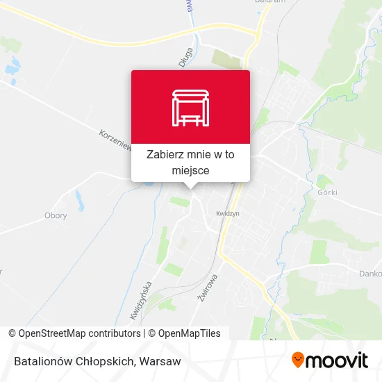 Mapa Batalionów Chłopskich