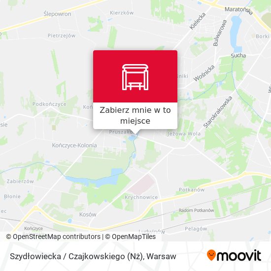 Mapa Szydłowiecka / Czajkowskiego  (Nż)