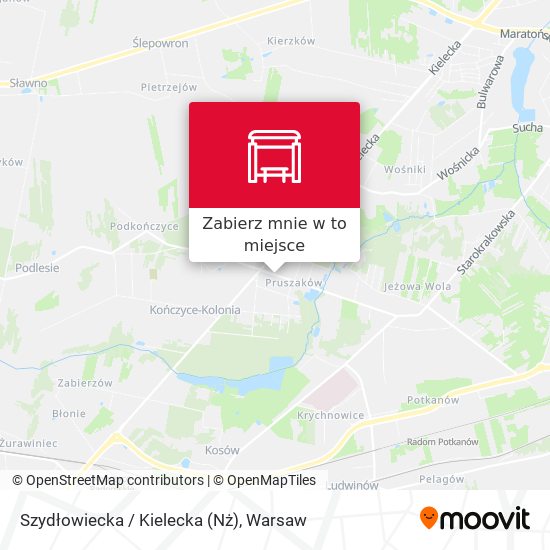 Mapa Szydłowiecka / Kielecka  (Nż)