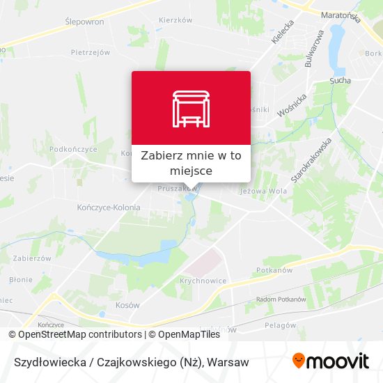 Mapa Szydłowiecka / Czajkowskiego  (Nż)