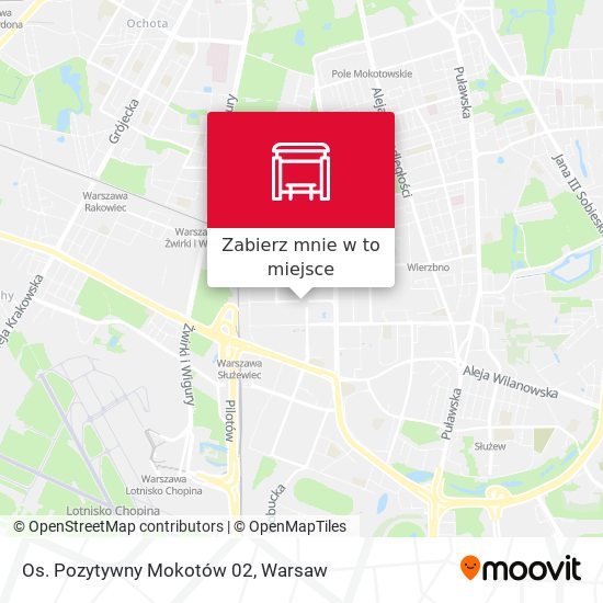 Mapa Os. Pozytywny Mokotów 02