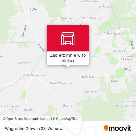 Mapa Wągrodno Główna 03