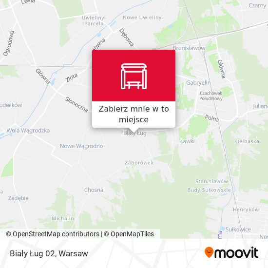 Mapa Biały Ług