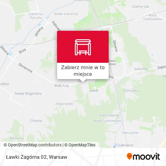 Mapa Ławki Zagórna 02