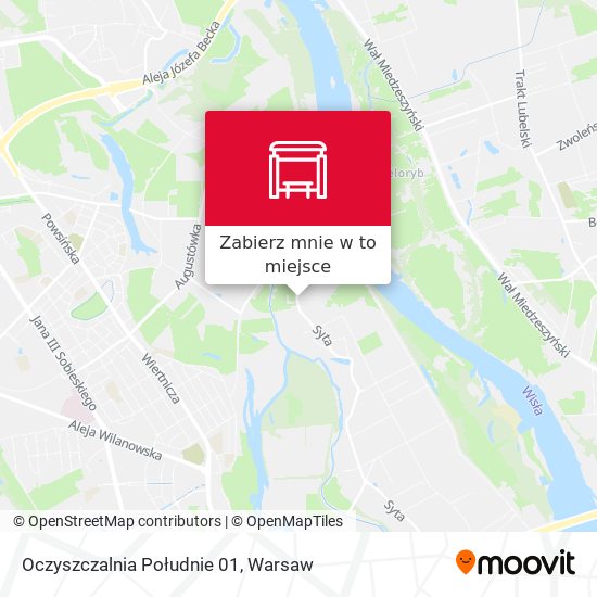 Mapa Oczyszczalnia Południe 01