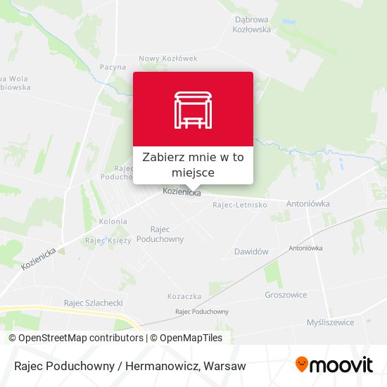 Mapa Rajec Poduchowny / Hermanowicz