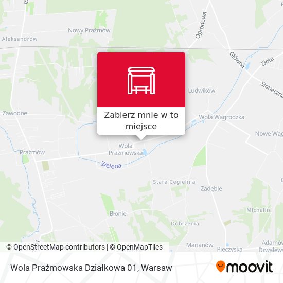 Mapa Wola Prażmowska Działkowa 01